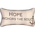 Manual Woodworkers & Weavers Manual Woodworkers & Weavers 93313 Pillow Hope Anchors The Soul - 17 x 9 SHHATS
